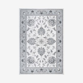 Cherie French Cottage Area Rug - Cream / Light Gray