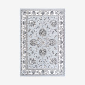 Cherie French Cottage Area Rug - Light Gray / Cream