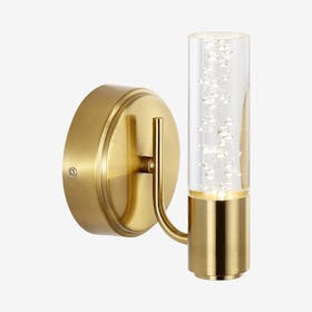 Bolha 1-Light Bubble Integrated LED Vanity Light - Brass Gold