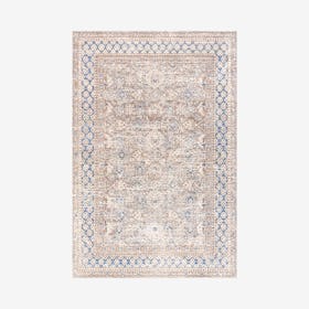 Hardwick English Country Argyle Area Rug - Grey / Blue