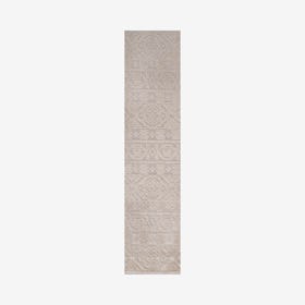 Citta Mediterranean Tile Indoor/Outdoor Runner Rug - Beige