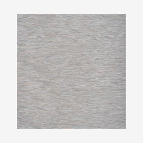 Ethan Modern Flatweave Solid Square Area Rug - Grey