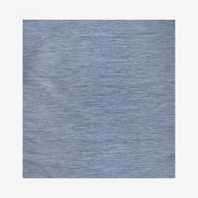 Ethan Modern Flatweave Solid Square Area Rug - Blue