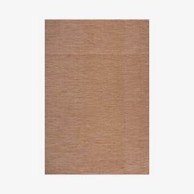 Ethan Modern Flatweave Solid Area Rug - Orange