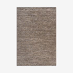 Ethan Modern Flatweave Solid Area Rug - Brown