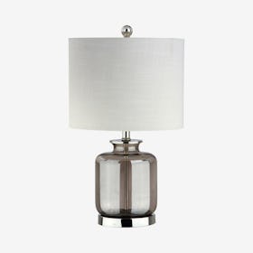Marsh LED Table Lamp - Smoke Grey - Glass