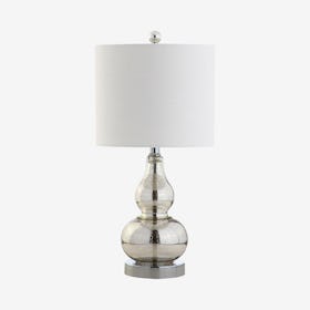 Anya Mini LED Table Lamp - Mercury Silver - Glass