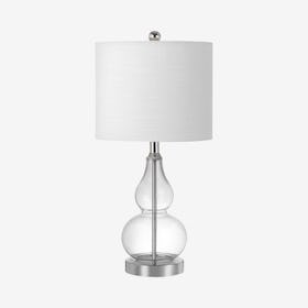Anya Mini LED Table Lamp - Clear - Glass