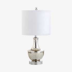 Colette Mini LED Table Lamp - Silver - Glass