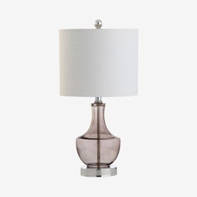 Colette Mini LED Table Lamp - Smoke Grey - Glass