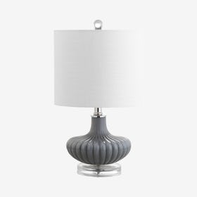Kamille LED Table Lamp - Grey / Clear - Glass