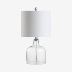 Gemma Bell LED Table Lamp - Clear - Glass