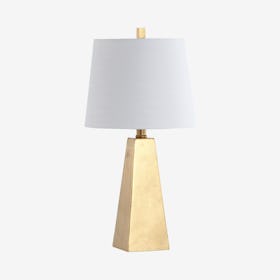Owen LED Table Lamp - Gold Leaf - Resin