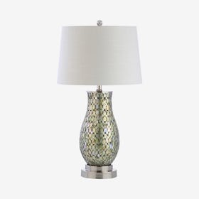 Douglas LED Table Lamp - Green - Mosaic