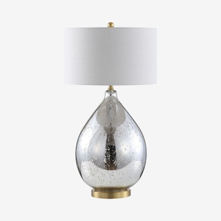 Sasha LED Table Lamp - Mercury Silver - Glass / Metal