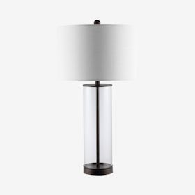 Collins LED Table Lamp - Oil Rubbed Bronze / Clear - Glass