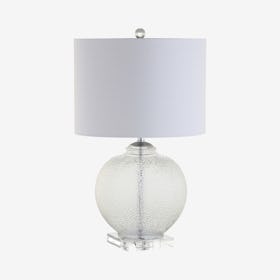 Avery LED Table Lamp - Clear - Glass / Crystal
