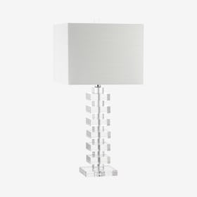 June LED Table Lamp - Clear - Crystal