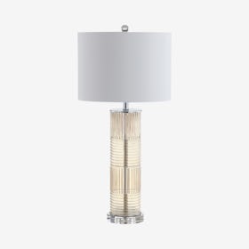 Genevieve LED Table Lamp - Champagne - Glass
