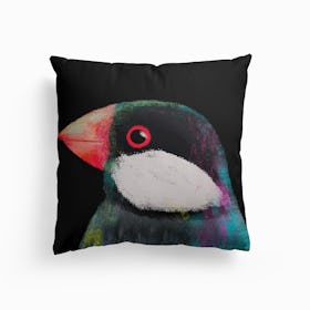 Java Sparrow Canvas Cushion