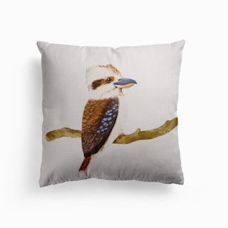 Kookaburra Bird Canvas Cushion
