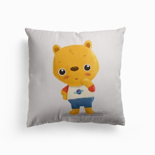 Cute Bear Canvas Cushion