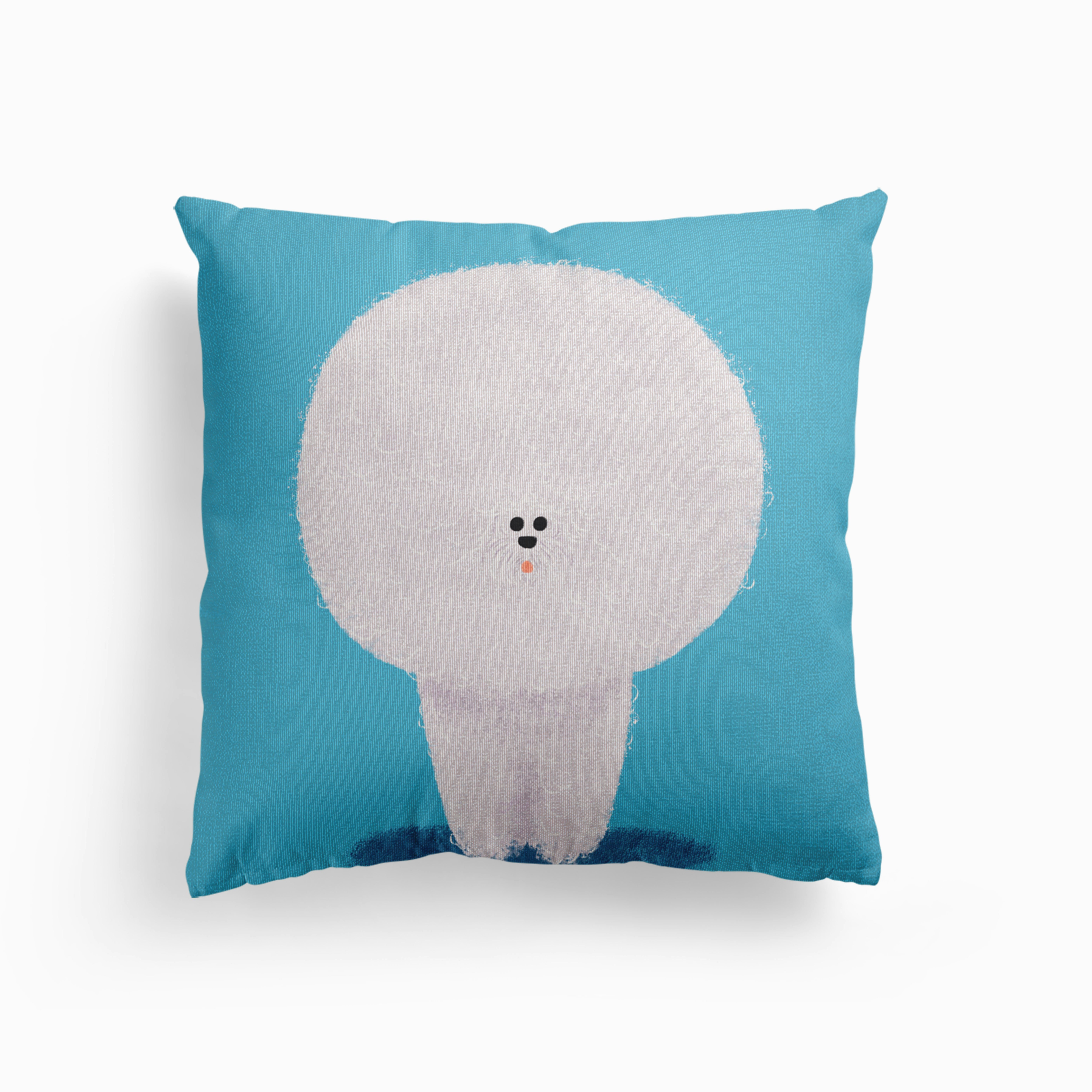 Bichon Frise Dog Canvas Kissen