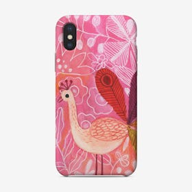 Whimsical Peacock Phone Case