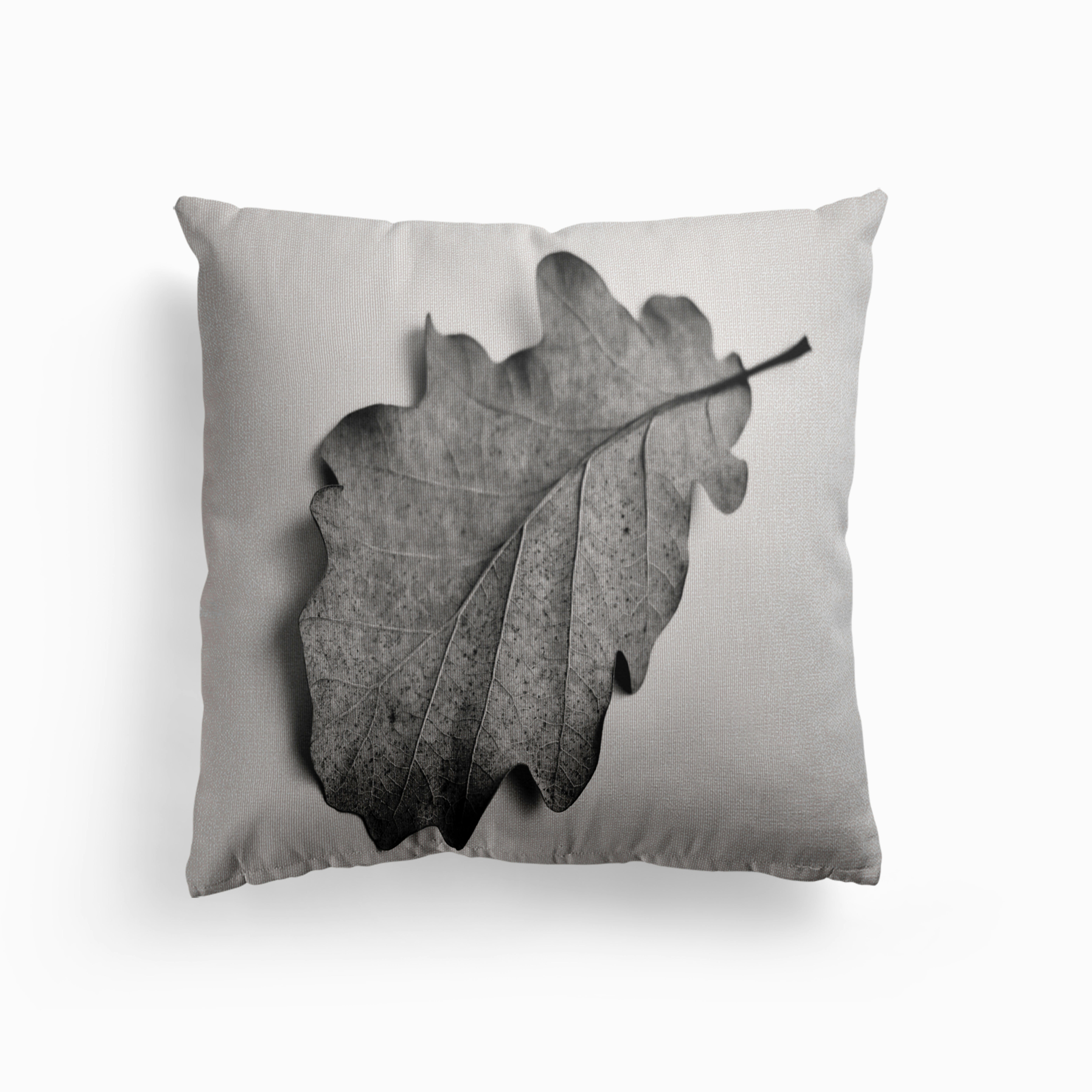 Oak Leaf Canvas Cushion by Kinga Herczeg Photography