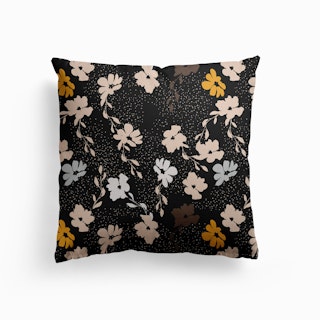Floating Floral Canvas Cushion