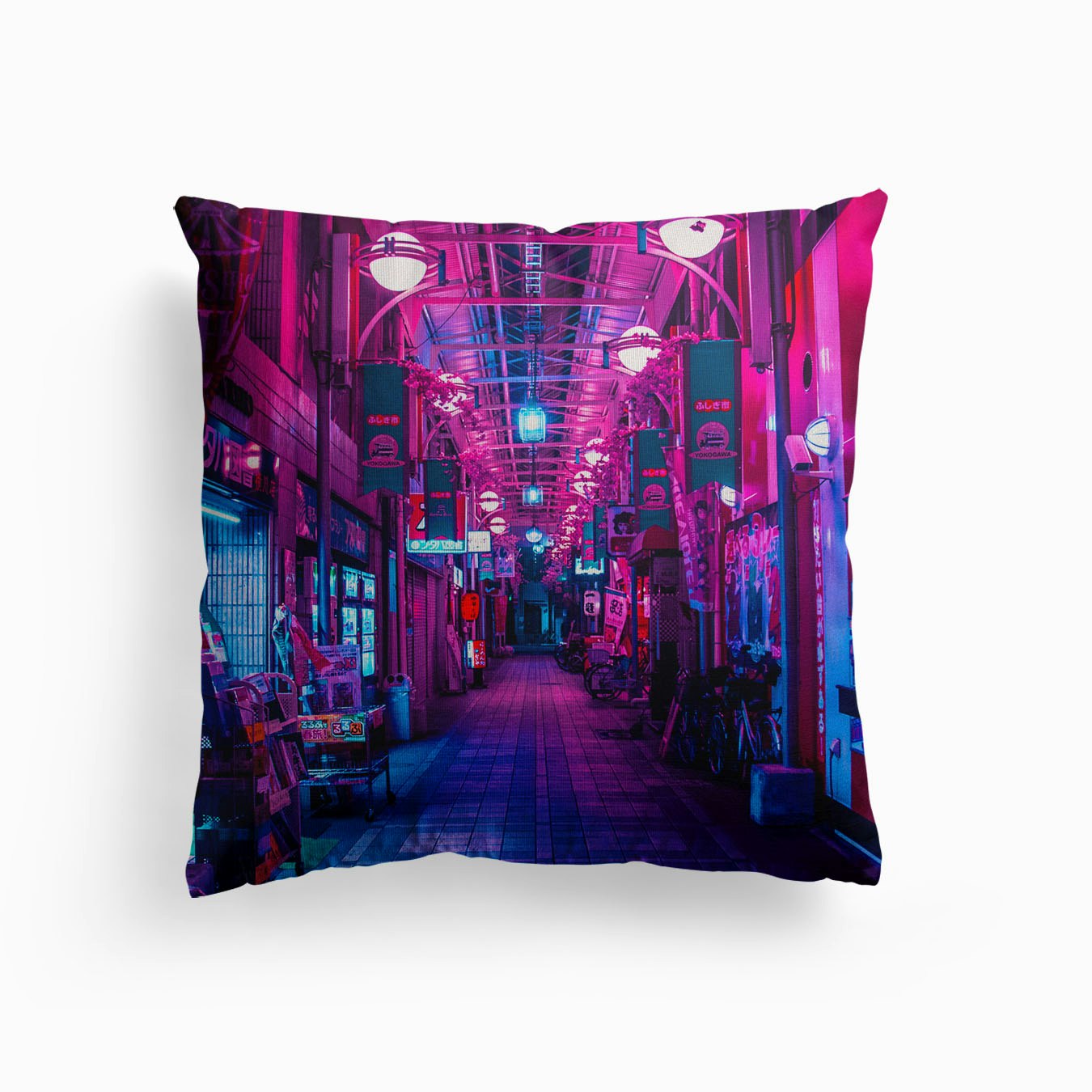 Entrance To The Next Dimension Canvas Cushion by Gypsy In A Spacesuit