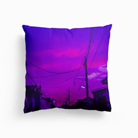 Tokyo Anime Skies Canvas Cushion