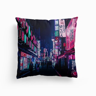 Nocturnal Alley Canvas Cushion