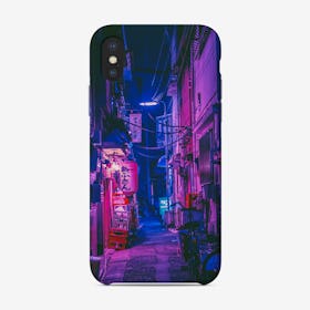 The Neon Alleyway Ghost Phone Case