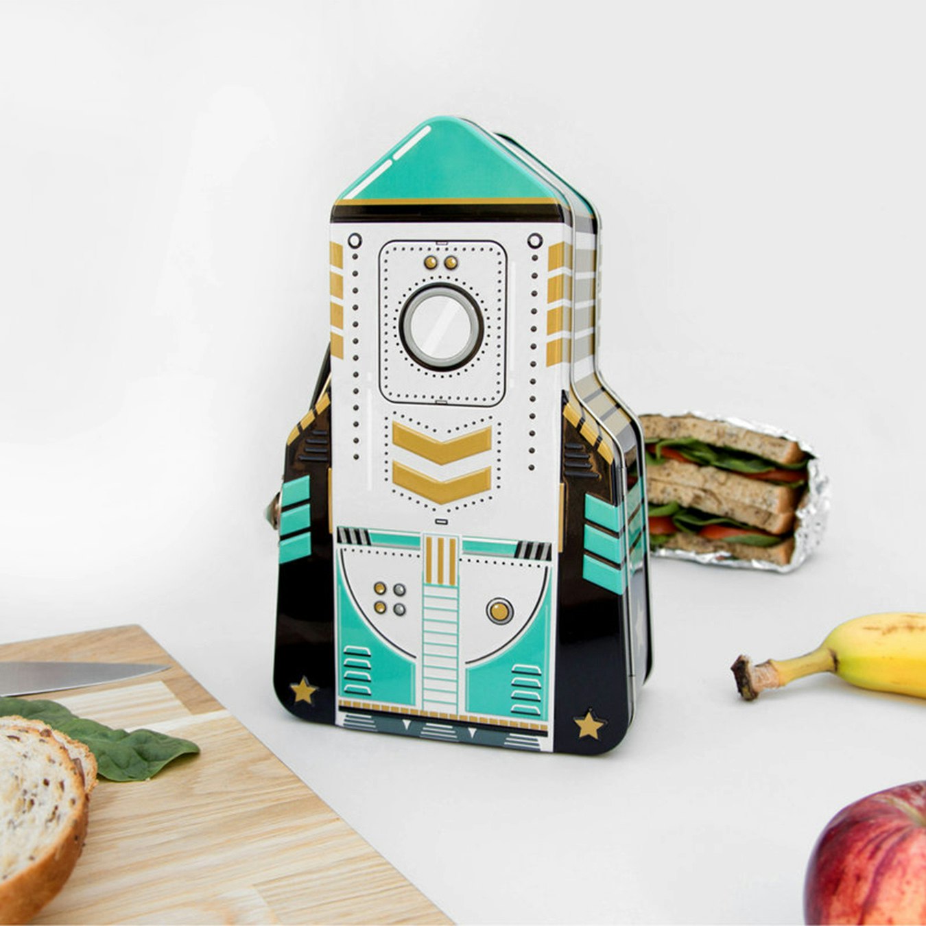 Dark Rocket Lunch Box by SUCK UK