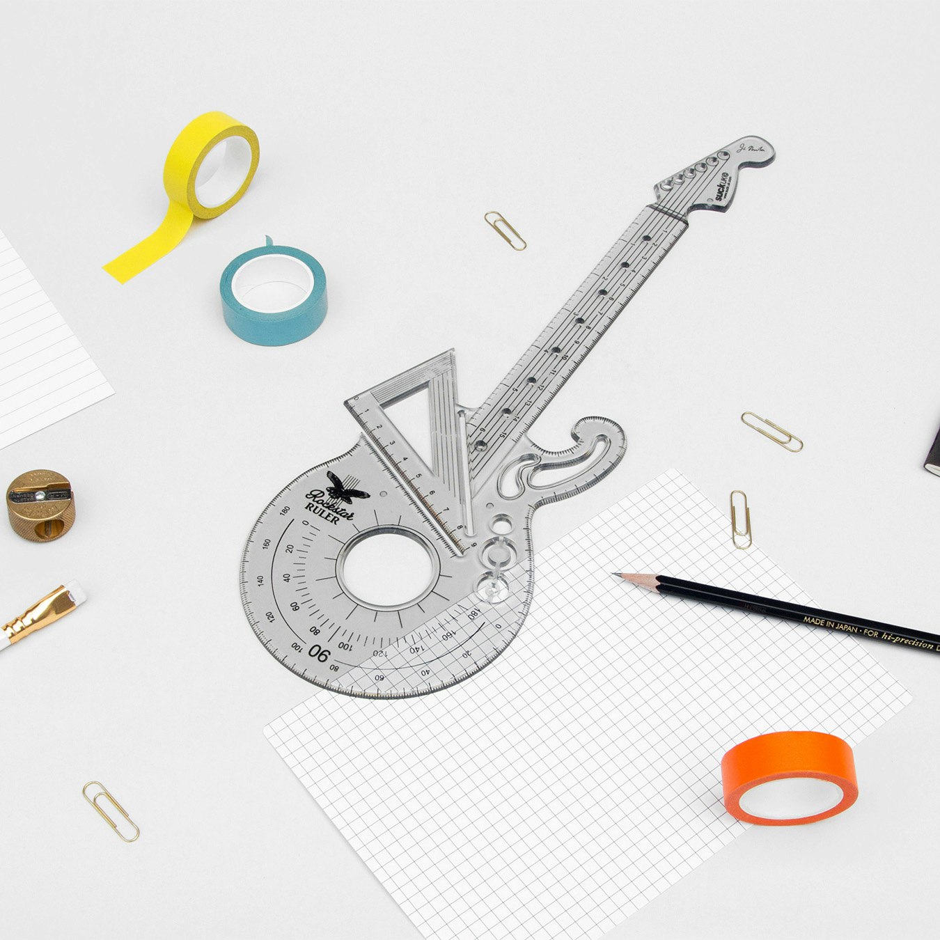 Rockstar Guitar Ruler by SUCK UK