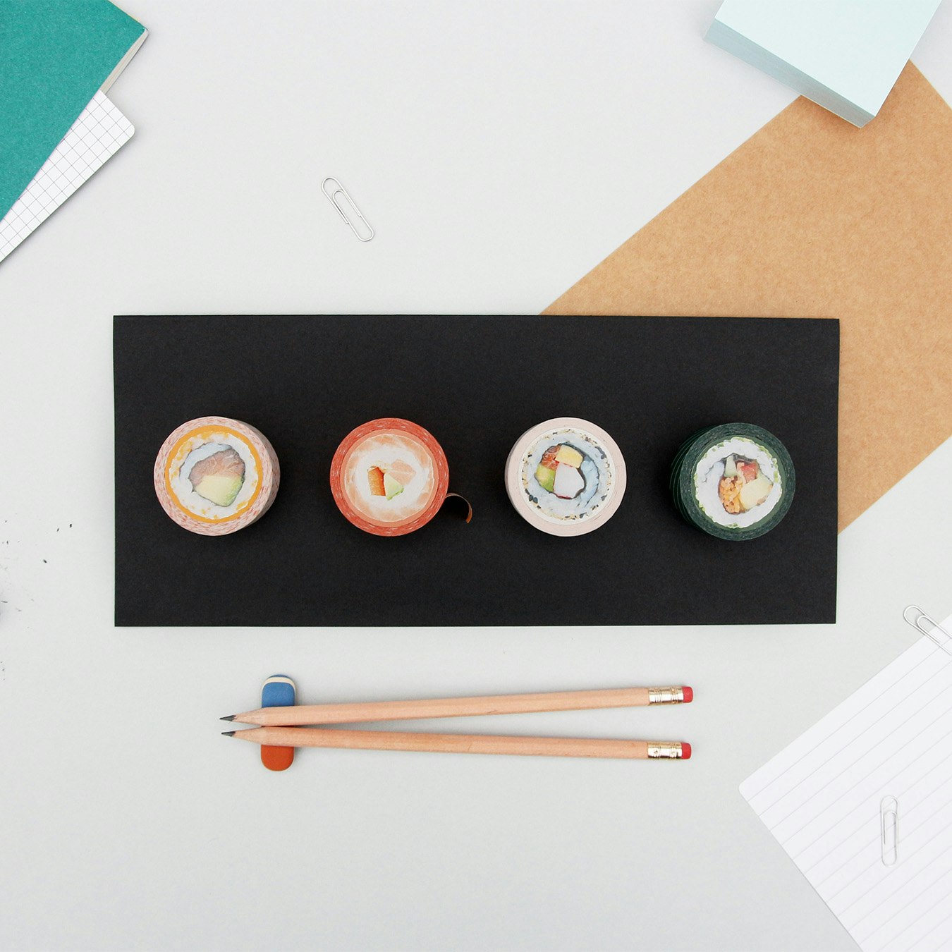 Sushi Tapes - Set of 4 by SUCK UK
