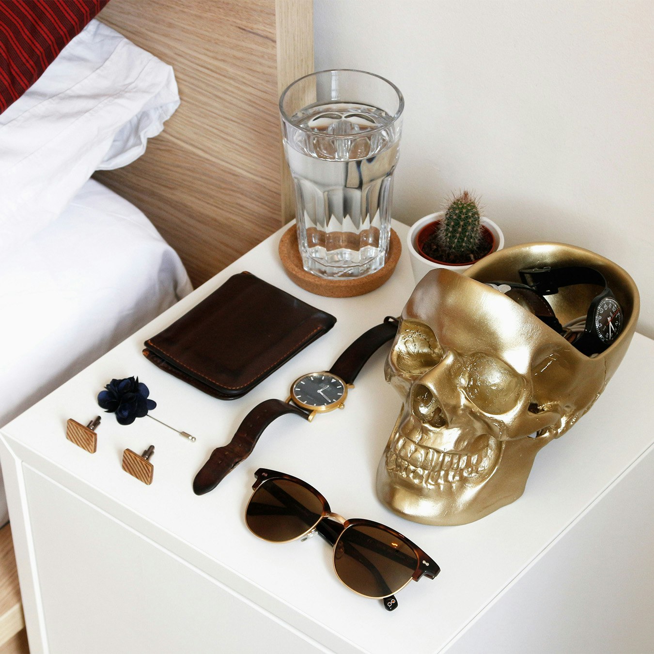 Skull Tidy - Gold by SUCK UK