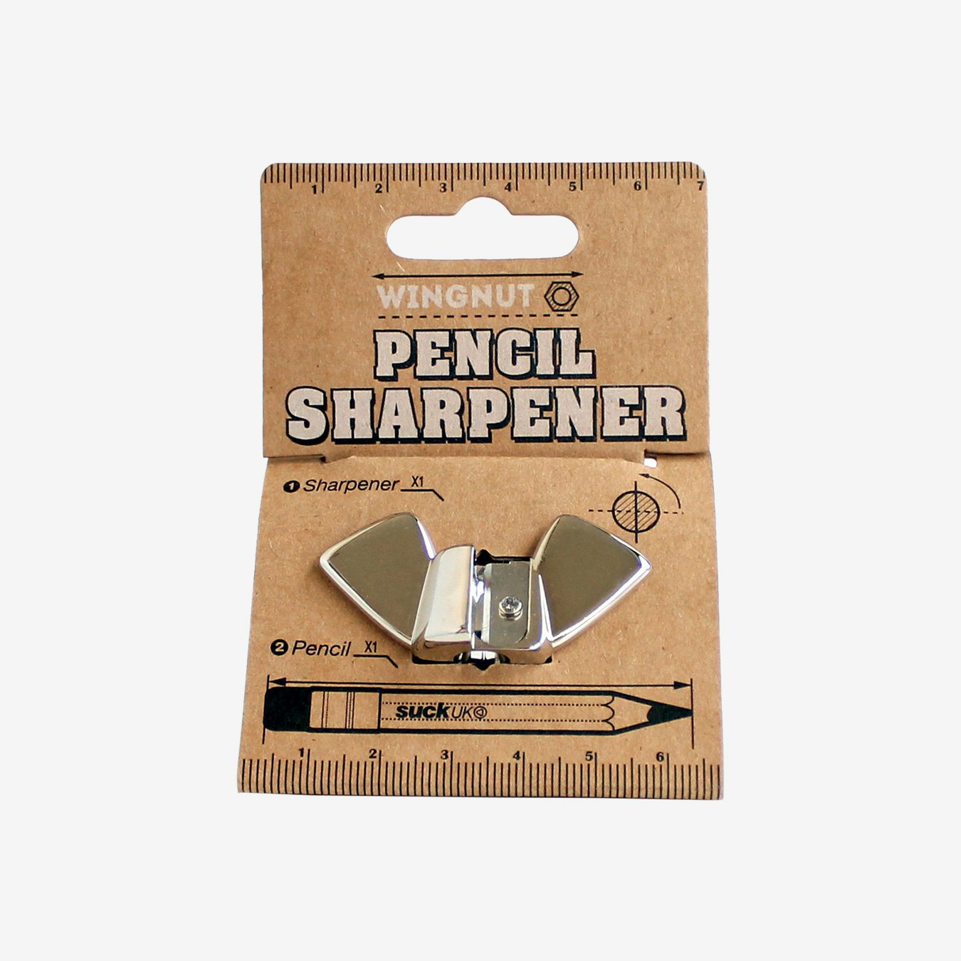 Pencil Sharpener Wingnut by SUCK UK