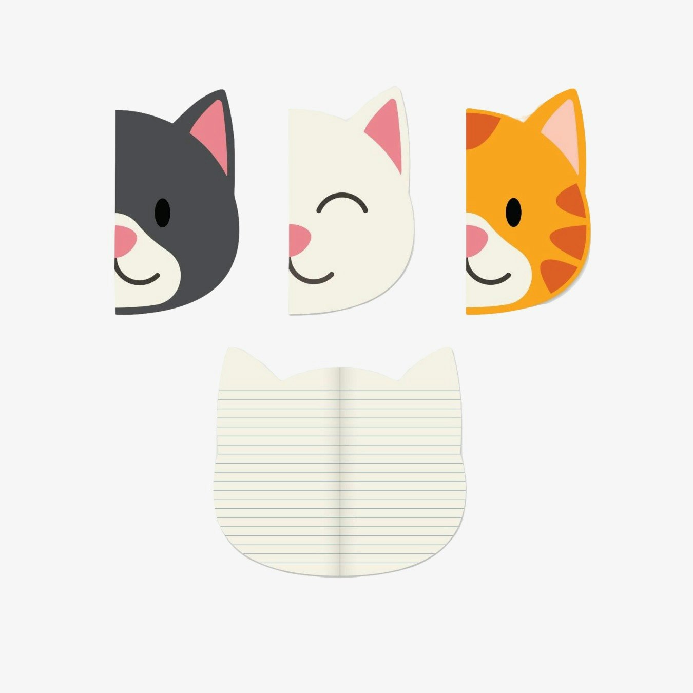 Notebook Set - Cats by SUCK UK