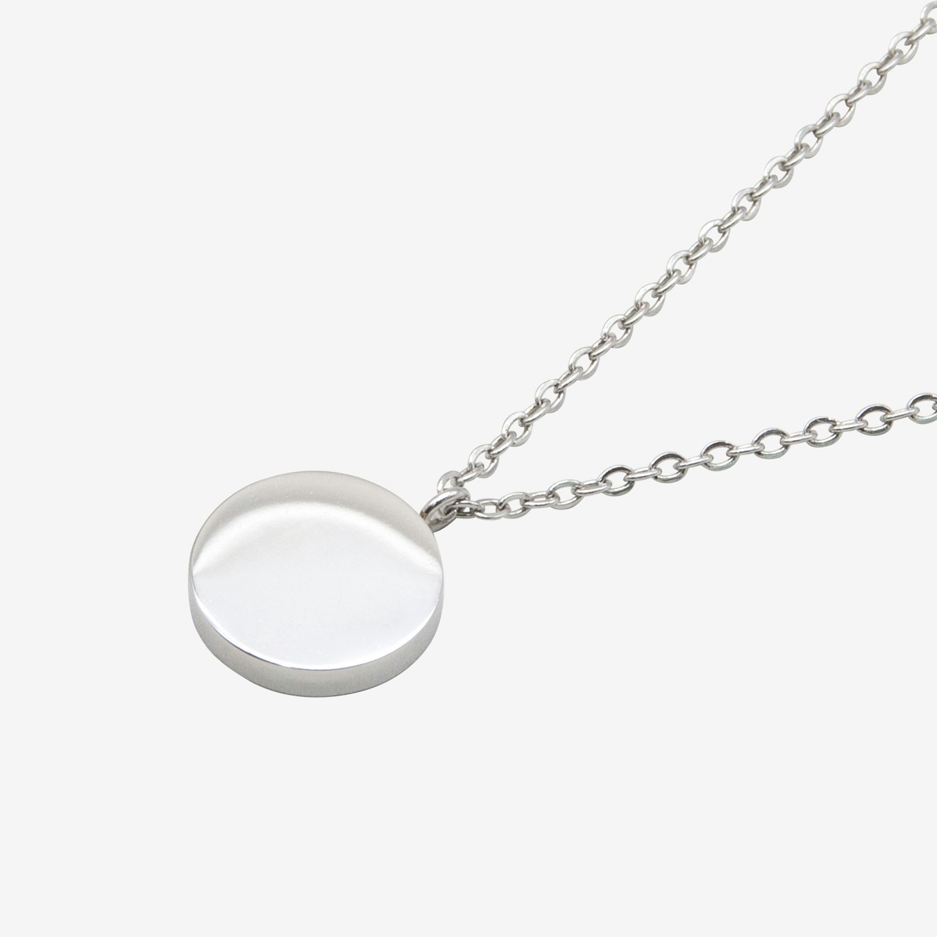 Circle Necklace - Silver by SUCK UK