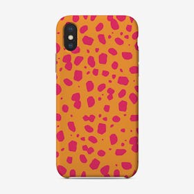 Fuchsia Cheetah Phone Case
