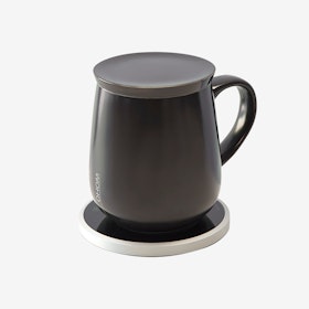 Ui Mug & Heater / Wireless Charger Set - Inkstone Black
