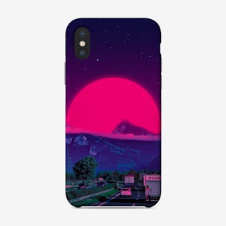 Neon Sunset Phone Case