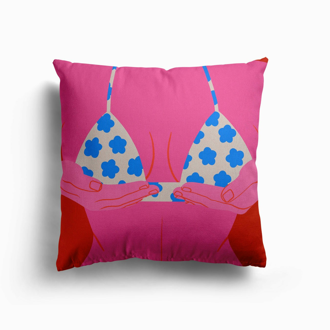 Check Yourself Canvas Coussin