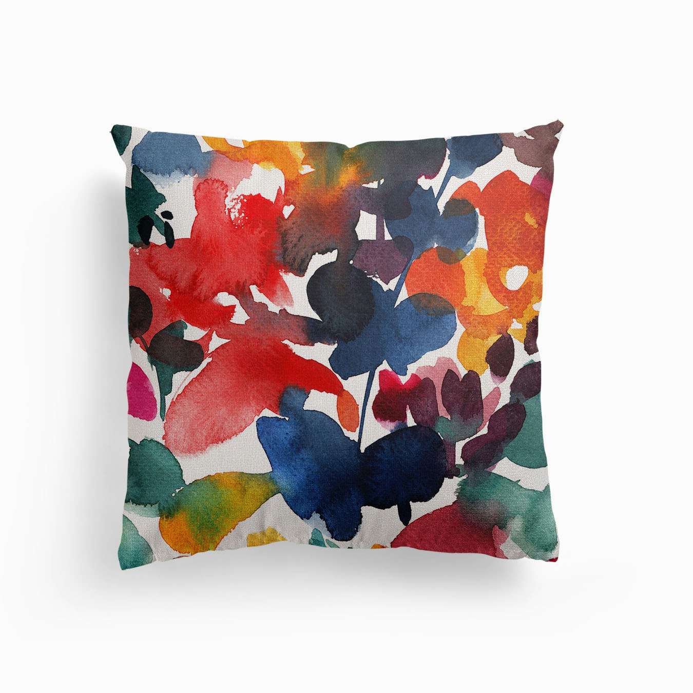 Abstract Floral 6 Canvas Cuscino