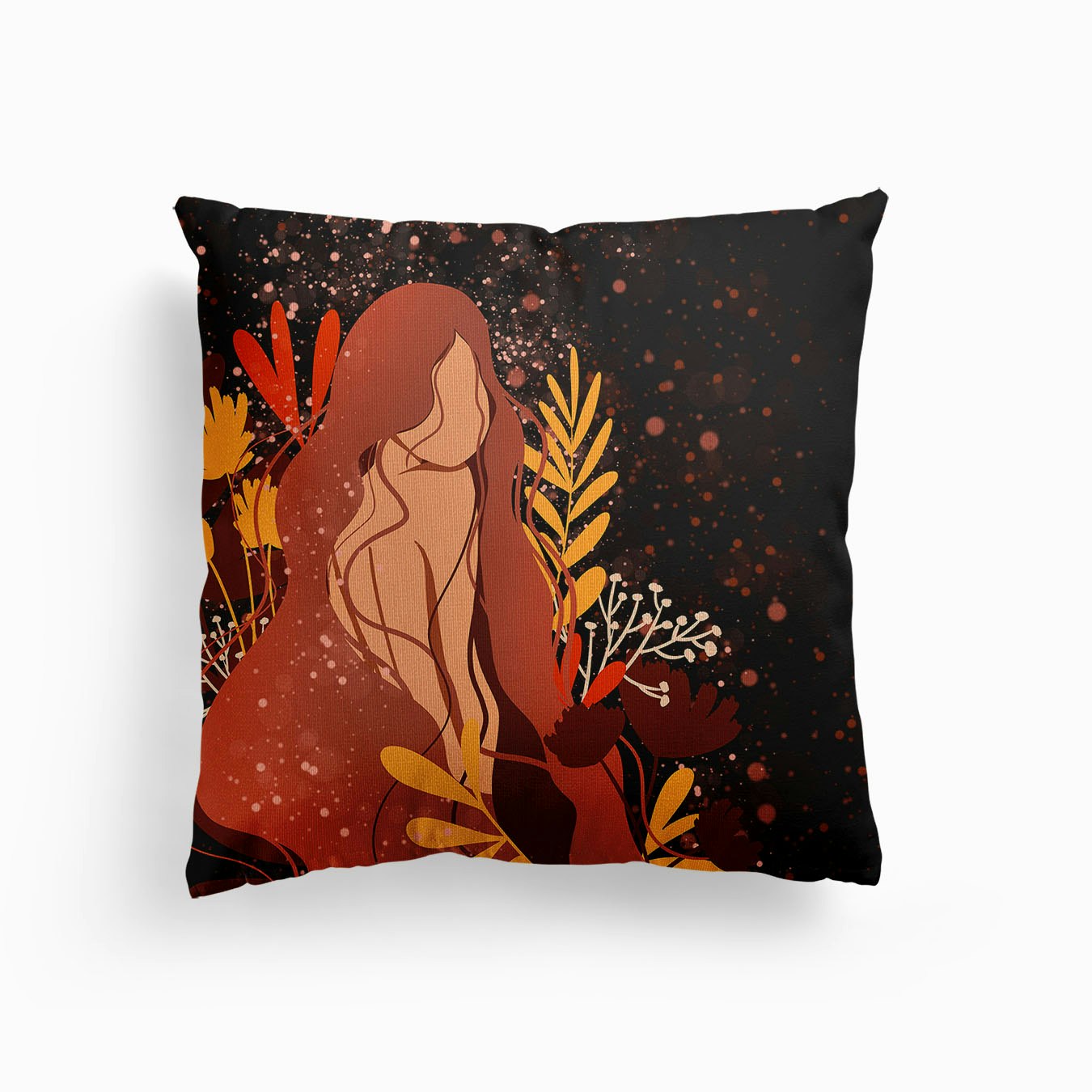 Brown Fairy Canvas Coussin