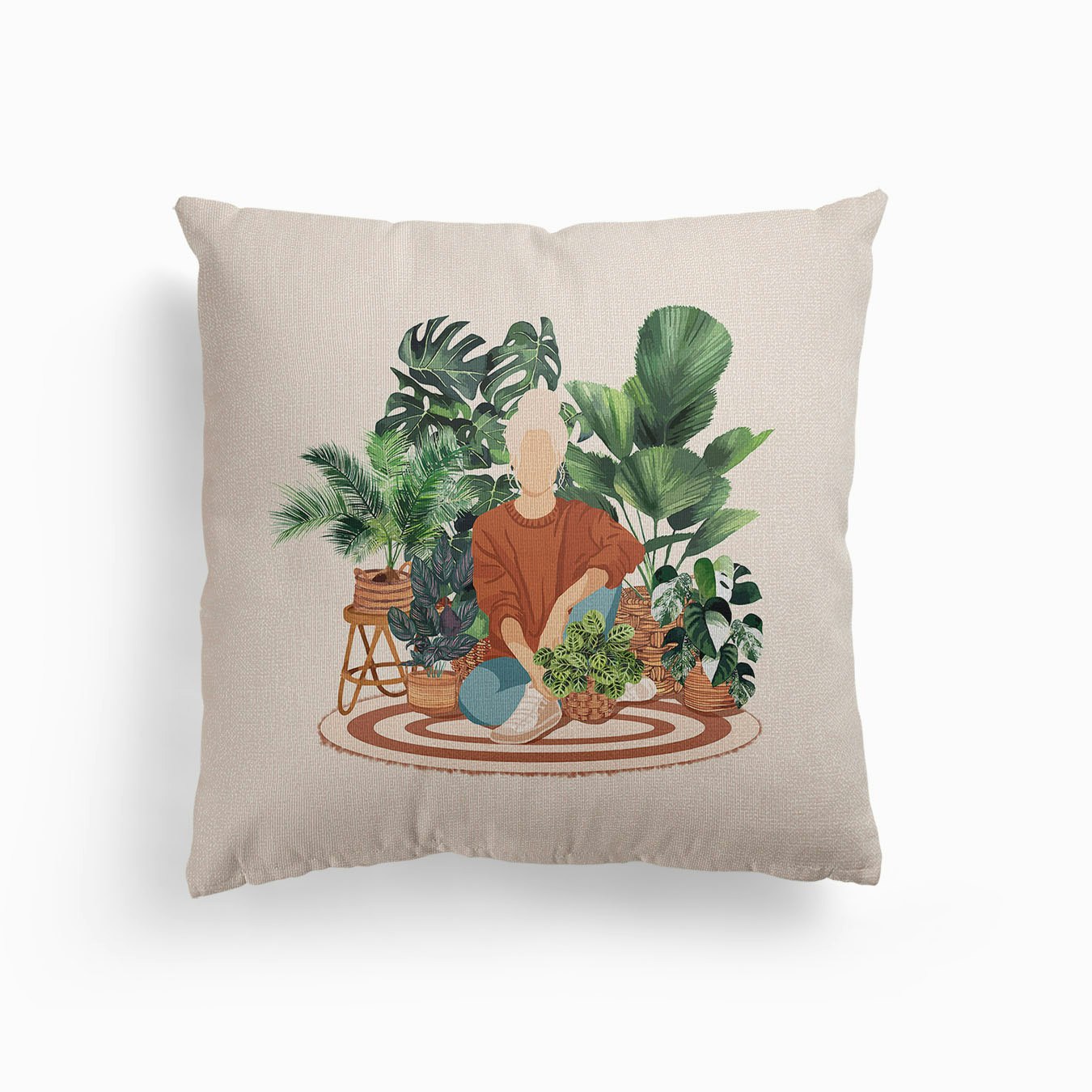 Emma The Plant Mom 2 Canvas Kissen
