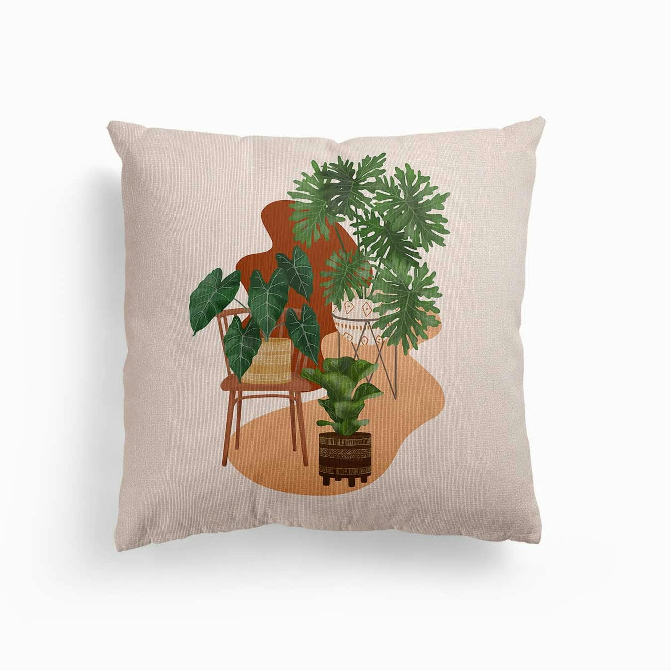 Plant Shapes 2 Canvas Kissen
