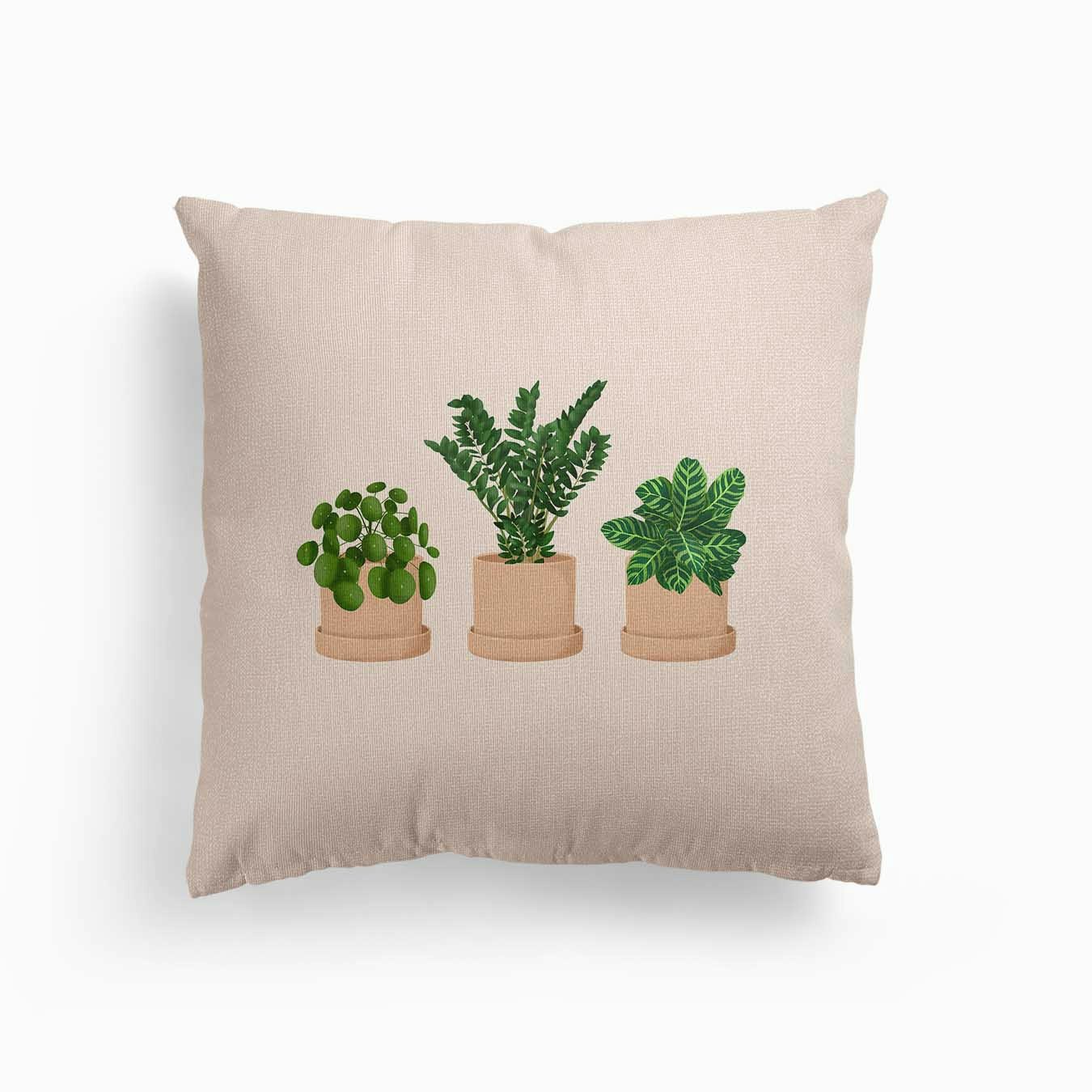 Potted Plants 6 Canvas Cojín